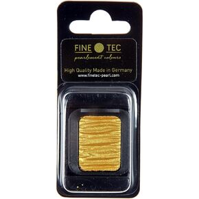 Pearlescent Watercolor Pan Refill, Metallic Olympic Gold (F0621)