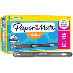 Paper Mate InkJoy Gel Pens Medium Point (0.7mm) Capped, 8 Count, Assorted Colors (2022986)