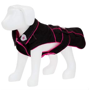 F&R for VP Pets 5th Avenue Coat - SM Black/Pink SM
