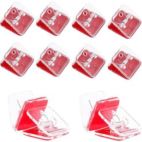 TOYMIS 12PCS Self Adhesive Clips Wall Adhesive Clips for Hanging Paper Tapestry Hangers Wall Pee Pad Holder Self Hanging Hanger Wall Clip Photo Clip Stable