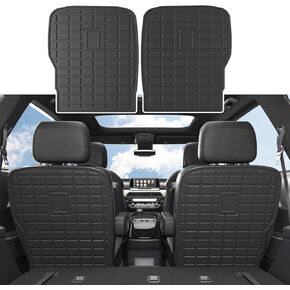 powoq Trunk Mat Compatible with 2020-2024 Kia Telluride Cargo Liner with Backrest Mat Cargo Mat 3rd Row Replacement for 2020 2021 2022 2023 2024 Kia Telluride Accessories(Trunk Mat with Backrest Mat)