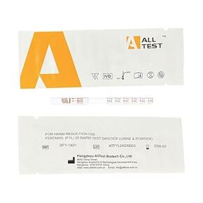 Fentanyl Test Strips - 5 Test Strips Per Pack - #1 Global Selling Fentanyl Test Strips for Powder or Liquid - Harm Reduction Tool, Overdose Prevention, 1 Minute Results, 20ng/mL Cut-Off