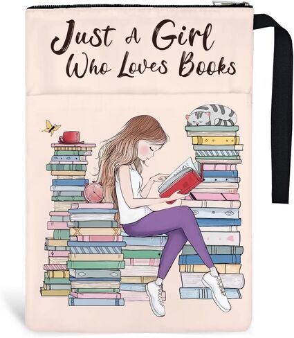 1pc Floral Pattern Book Covers 13.4x9.45 inches Polyester Book Sleeve Book Protectors with Zipper and Front Pocket for Students Teachers and Book Lovers in Saudi Arabia