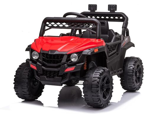 12V Kids Ride On Car Truck Electric Vehicle for Toddlers Battery Powered Car Toy with Remote Control, Spring Suspension, LED Lights, and Music, Pink in Saudi Arabia