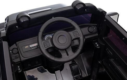 12V Electric Kids Ride on Car with Remote Control, 2 Seater 4WD Off-Road Truck with Decor Spare Tire, 25W Dual Motor, Spring Suspension, Battery Powered Ride On Toys for Boys Girls, White in Kuwait