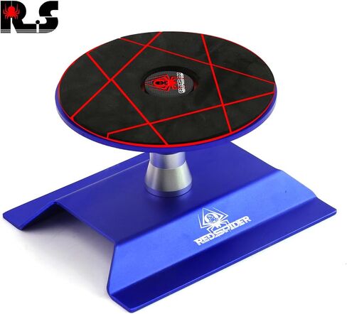 REDSPIDER RC Car Work Stand Aluminum Repair Workstation 360 Degree for for 1/8 1/10 1/12 Scale Cars Trucks Buggies (Red) in Saudi Arabia