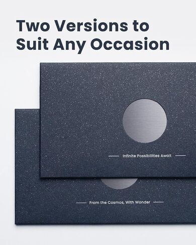 novium Metal Astral Card - Infinite Edition, Luxury Gift Greeting Card with Envelope – Unique Metal Design, Premium Paper, Includes 3 Writing Papers – 4x6 inches in Kuwait
