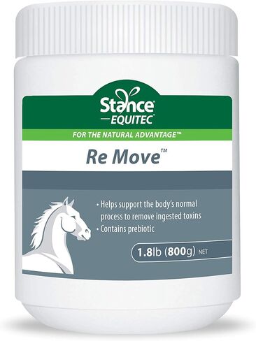 Stance Equitec Re Move - مكملات الحصان التي تدعم عملية الجسم الطبيعية لإزالة السموم المبتلعة، تحتوي على البروبيوتيك - 1.8 رطل in Saudi Arabia
