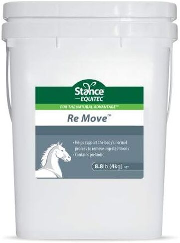 Stance Equitec Re Move - مكملات الحصان التي تدعم عملية الجسم الطبيعية لإزالة السموم المبتلعة، تحتوي على البروبيوتيك - 1.8 رطل in Saudi Arabia