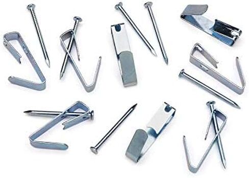 داريس، 8 قطع، شماعات صور، خطافات مع أظافر، لمسة نهائية مطلية بالزنك، وزن 20 رطل in Kuwait