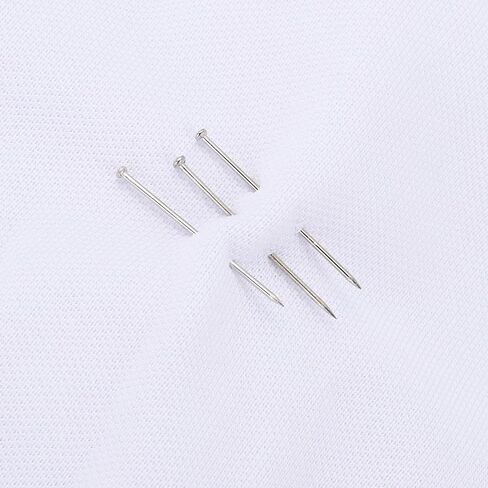 M&G 2 Pack Straight Pins, 1 Inch Sewing Pins Straight Pins Sewing Stick Pins Flat Head Rust-Proof Steel with Plastic Box for Sewing Fabric Crafts Dressmaker, Silver Tone in Saudi Arabia