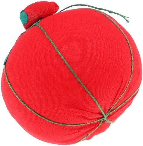Red Handmade Lovely Tomato-Shaped Pincushion Needle Pincushion Needle Work Craft Durability and Professional Sewing Notions and Supplies in Saudi Arabia