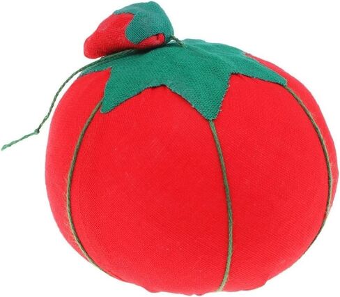 Red Handmade Lovely Tomato-Shaped Pincushion Needle Pincushion Needle Work Craft Durability and Professional Sewing Notions and Supplies in Saudi Arabia
