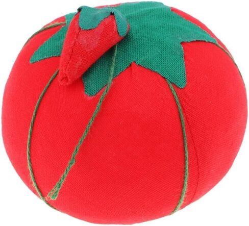 Red Handmade Lovely Tomato-Shaped Pincushion Needle Pincushion Needle Work Craft Durability and Professional Sewing Notions and Supplies in Saudi Arabia