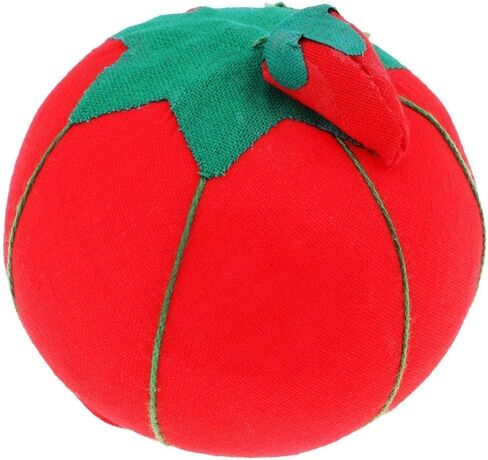 Red Handmade Lovely Tomato-Shaped Pincushion Needle Pincushion Needle Work Craft Durability and Professional Sewing Notions and Supplies in Saudi Arabia