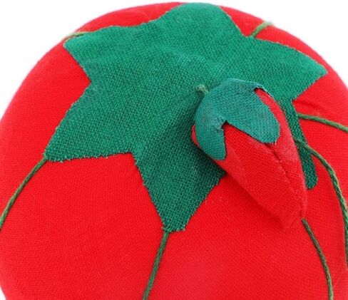 Red Handmade Lovely Tomato-Shaped Pincushion Needle Pincushion Needle Work Craft Durability and Professional Sewing Notions and Supplies in Saudi Arabia