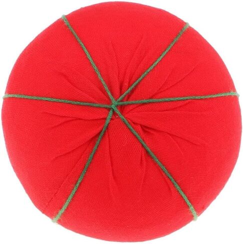 Red Handmade Lovely Tomato-Shaped Pincushion Needle Pincushion Needle Work Craft Durability and Professional Sewing Notions and Supplies in Saudi Arabia