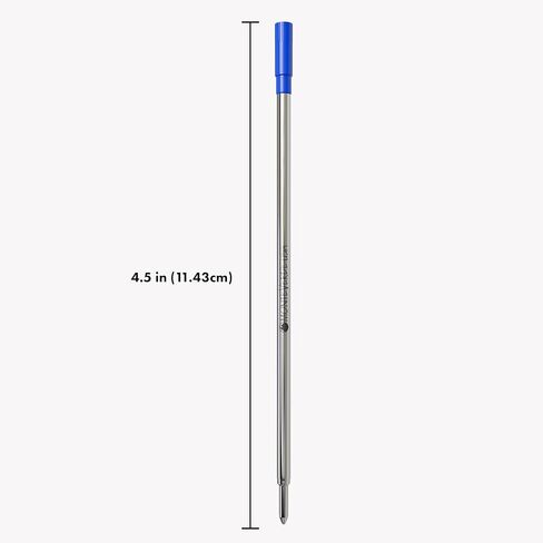Monteverde Ballpoint Refill to Fit Dupont Ballpoint Pens, Medium Point, Soft Roll, Blue, 2 per Pack (T132BU) in Saudi Arabia