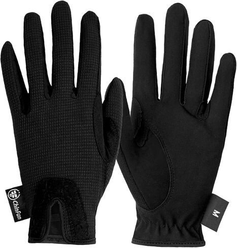 ChinFun Kid's Horse Riding Gloves Child Youth Stretchable Equestrian Mittens Boys & Girls Anti-Slip Gloves for Horseback Riding Cycling Running Outdoor Activities in Kuwait