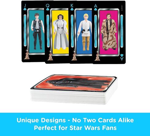 Aquarius Star Wars Darth Vader Premium Playing Cards - Darth Vader Themed Deck of Cards for Your Favorite Card Games - Officially Licensed Star Wars Merchandise & Collectibles in Saudi Arabia