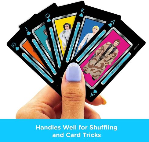 Aquarius Star Wars Darth Vader Premium Playing Cards - Darth Vader Themed Deck of Cards for Your Favorite Card Games - Officially Licensed Star Wars Merchandise & Collectibles in Saudi Arabia