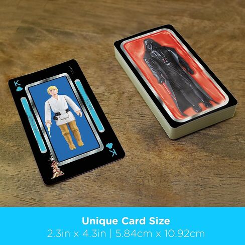 Aquarius Star Wars Darth Vader Premium Playing Cards - Darth Vader Themed Deck of Cards for Your Favorite Card Games - Officially Licensed Star Wars Merchandise & Collectibles in Saudi Arabia