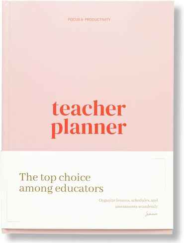 Lamare Teacher Planner 2025-2026 Academic Year – Undated Planner & Lesson Planner Book for Teachers with Class Schedule, Student Info & Weekly Planning in Saudi Arabia