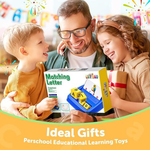 SAITCPRY Toys for Ages 2-4 4-6,Educational Toys for 3 4 5 Year Old for Toddlers 2-4 Year Matching Letter Games for 3-5 Montessori Toys for Kids Birthday Halloween Christmas Stocking Stuffer Gifts in Saudi Arabia