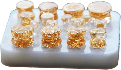 قوالب سيليكون فريدة من نوعها يمكنك صنعها بنفسك، قوالب راتنجات الإيبوكسي، قوالب زينة للحرف اليدوية، أبيض in Kuwait