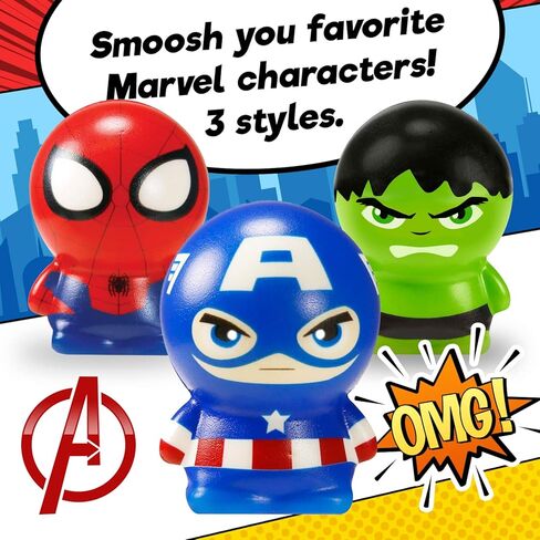 JA-RU Marvel Avengers & Spiderman Foam Balls for Kids (3 Squishy Toy) Superhero Stress Balls. Stress Relief Therapy Squeeze Ball. Bulk Gifts & Classroom Prizes. ABC-6811-3 in Saudi Arabia