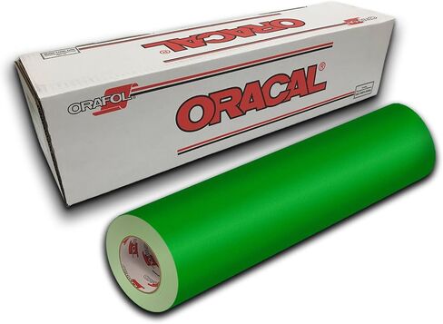 Oracal 631 Exhibition Cal Matte Finish - 12" x 10ft - Yellow Green 064 in Saudi Arabia