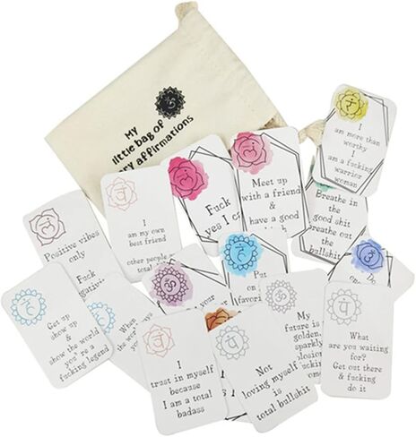 16pcs Funny Affirmation Card Gift - Positivity Affirmation Cards | Daily Affirmation Cards Motivational Phrase | Affirmation Cards Set | Positive Affirmations Cards | Birthday Cards for self Friends in Saudi Arabia
