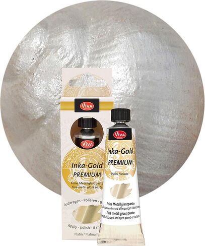 Viva Decor Inka Gold Premium 1.41 oz – GOLD – Gilding Wax & Metallic Finish for Shiny Effects on Wood, Canvas, Clay, Concrete, Fast Drying, Ideal for Antique Patina Effects & DIY Projects in Kuwait