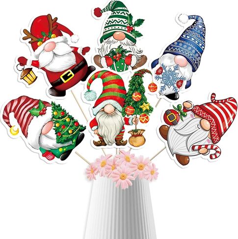 24Pcs Christmas Party Decorations Christmas Centerpiece Sticks for Merry Christmas Decorations Christmas Party Table Decorations Friendsmas Party Decorations Christmas Party Supplies in Saudi Arabia
