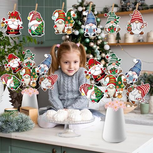 24Pcs Christmas Party Decorations Christmas Centerpiece Sticks for Merry Christmas Decorations Christmas Party Table Decorations Friendsmas Party Decorations Christmas Party Supplies in Saudi Arabia