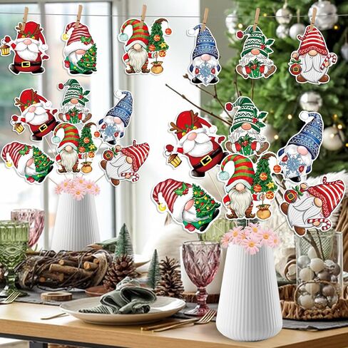 24Pcs Christmas Party Decorations Christmas Centerpiece Sticks for Merry Christmas Decorations Christmas Party Table Decorations Friendsmas Party Decorations Christmas Party Supplies in Saudi Arabia