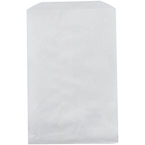 Ataqus 100 Pack White Kraft Paper Bags, 6" x 9" Inches, Gift Card, Gift Candy, Cookies, Doughnut, Crafts, Party Favor, Sandwich, Jewelry Merchandise