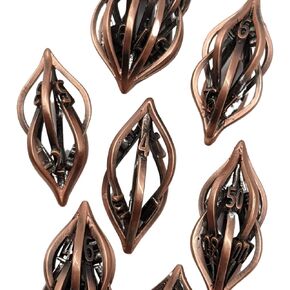DND Dice Set, FOXBITE 7 Pcs Metal Dice Set D&D Dice Set, Polyhedral Dice Set for Dungeons and Dragons Dice, Blood Spattered Role Playing Dice Set, D+D RPG D and D Dice D20 D12 D10 D8 D6 D4 (Triton)