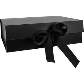 صندوق هدايا كبير من simarro مع أغطية للهدايا، صندوق هدايا وردي مقاس 10.3x7.3x3.1 بوصة، صندوق هدايا فاخر بإغلاق مغناطيسي مع شريط، يقدم علب هدايا التعبئة والتغليف لحفلات أعياد الميلاد وحفلات الزفاف (وردي) in Kuwait