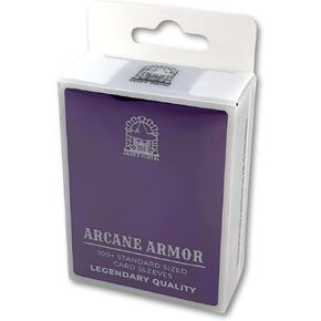 Sage's Portal Arcane Armor Matte Card Sleeves Exceptional Durability 66mmx91mm Standard Size MTG Card Sleeves 100 Count (Black)