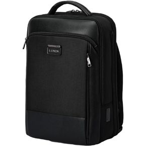Laptop Business Backpack for Men & Women, Work Backpack Fits 15.6 Inch Laptop, Travel Bagpack with USB Charging Port, Anti-Theft Pocket, Durable Nylon, Computer Bookbag with Multiple Pockets
