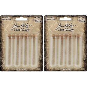 Tim Holtz Idea-ology 2021 Halloween Test Tubes, Bundle of 2 Packages