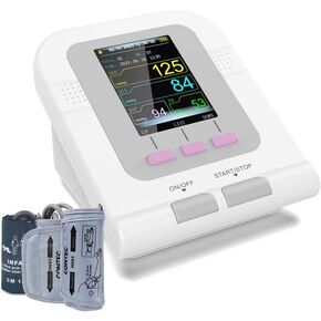 CONTEC08A Fully Automatic Digital Upper Arm Blood Pressure Monitor Adult,Child,Pediatric,Neonotal Cuffs (4 Cuffs)