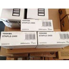 'TOSHIBA Staples Staples 2400 (6 A000000706) VE 3 x Box of 5000 Staples) for E-Studio 281, 2040, 2050, 2550, 3040, 351, 355, 451, 3540, 4540 455, 5540, 6540, 6550 Order Non Returnable. "