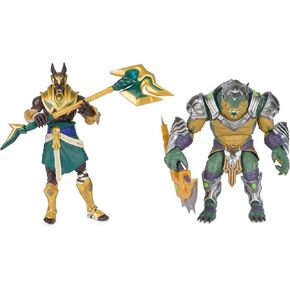 League of Legends, 2-Pack, Official Nasus and Renekton Collectible Figures, Over 7-Inches with 2 Accessories, The Champion Collection, Collector Grade, Ages 14 and Up