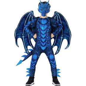 Morph Blue Dragon Costume Kids Dragon Costumes For Boys Halloween Costumes For Boys Dragon Wing Kid Costume