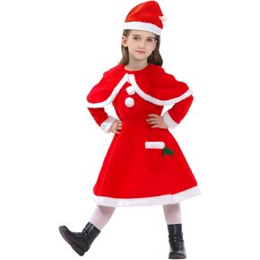 Santa Claus Mrs Claus Costume For Kids Christmas Costumes For KidsSanta Dress For Girls
