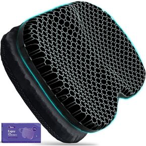 Gel Cushion, Seat Cushion for Desk Chair, Chair Cushion for Back Pain, Coccyx Cushion, Office Chair Cushion, Seat Cushion for Car, Wheelchair Cushions. Computer Chair Cushion, Chair Pad