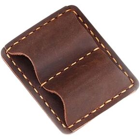Pen Holder for Notebook, Upgraded Leather Pen Holder, Excellent Pen Loop Holder for Notebook, Teacher Supplies for Classroom and kids Desk Organizer Accessories (dark brown)