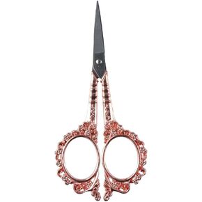 HomeSoGood Embroidery Scissors Sewing Scissor,4.5in Crochet Scissor,Rose Gold Craft Shears for Handcraft DIY Needlework Artwork